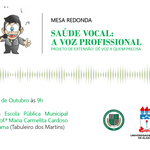MESA REDONDA - Saúde Vocal: A voz profissional