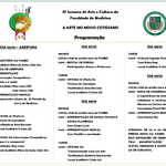 Abertas inscrições para participação das OFICINAS da IV Semana de Arte e Cultura da FAMED.