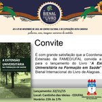 CONVITE: Lançamento de livro na Bienal de Alagoas