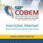 58º COBEM: inscrições abertas!