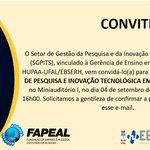 II FORUM DE PESQUISA e INOVAÇÃO TECNOLÓGICA EM SAÚDE