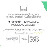 Lançamento do livro “A Extensão Universitária e a Promoção da Saúde”