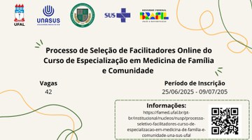 Processo Seletivo Facilitadores Curso de Especialização em Medicina de Família e Comunidade - UNA-SUS/UFAL